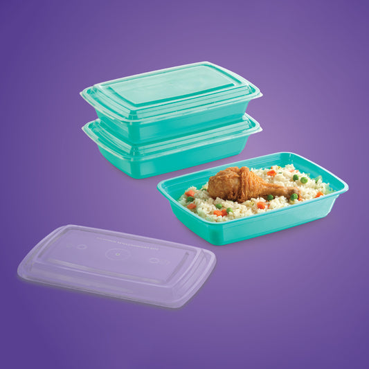 GURMY VALUE PACK LUNCH - 3 contenedores con tapa