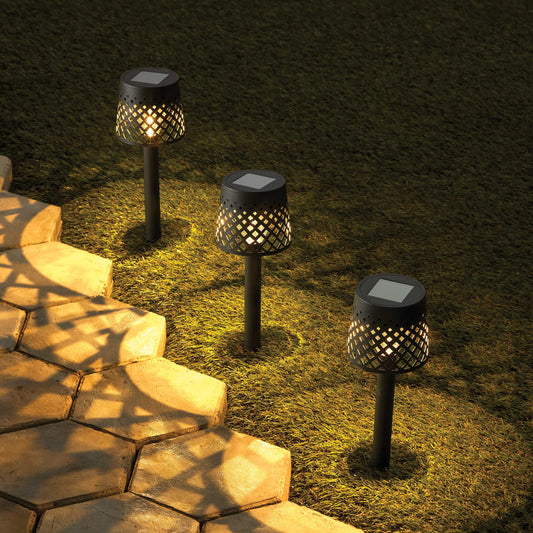 TRILAMP SOLAR DECO - lámparas para pared, jardín o superficie