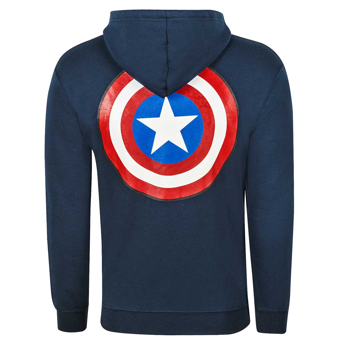 SUDADERA AZUL CON ESCUDO DE CAPIT N AM RICA PARA ELLOS dshoppingclub